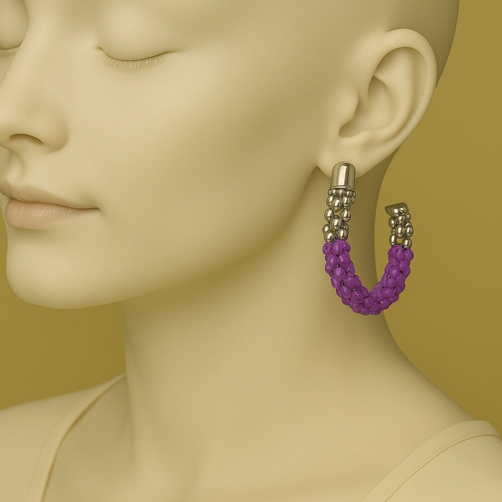 Filigree & Fringe Pink Crystal Drop Dangle Earrings – Bold Women’s Fashion Jewel